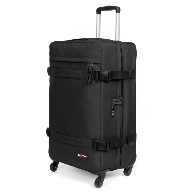 Eastpak Travel-Reisetasche Transit'r 4 L (80 Liter) mit Rollen schwarz